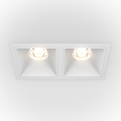 Встраиваемый светильник Maytoni Alfa LED DL043-02-10W3K-D-SQ-W