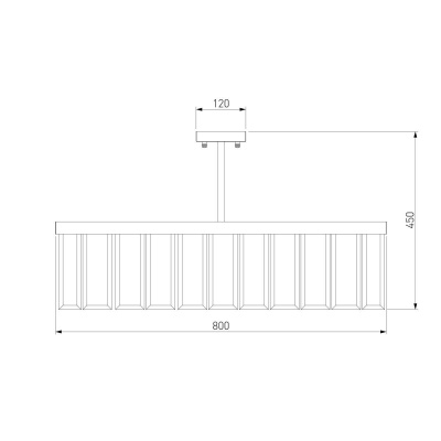 Потолочная люстра Bogates Eclipse 358/8 Smart