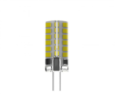 18015 Лампа Gauss Elementary G4 AC210-240V 5W 400lm 3000K силикон LED 1/20/200