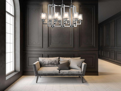 Подвесная люстра Lumina Deco Manhattan LDP 8012-8P CHR