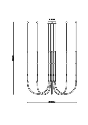 Подвесная люстра Arte Lamp KLIMT