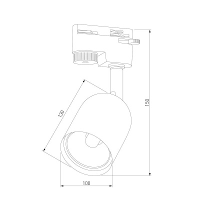 Трековый светильник TK Lighting 4498 Tracer Black