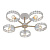 Escada 679/5P E27*60W White/Wood