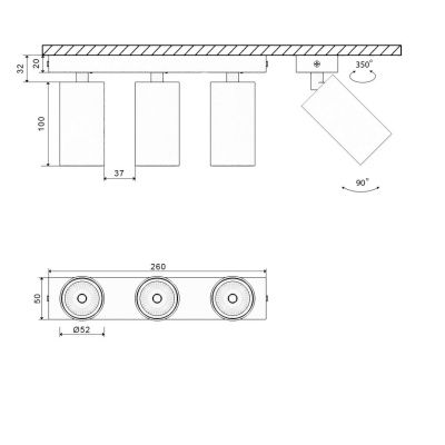 Основание для светильника SWG Mini-VL-M13-WH 004874