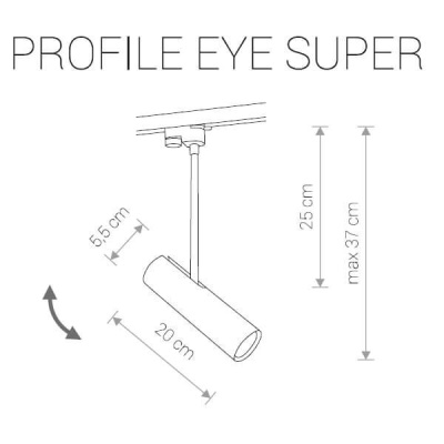 Трековый светильник Nowodvorski Profile Eye Super 9244