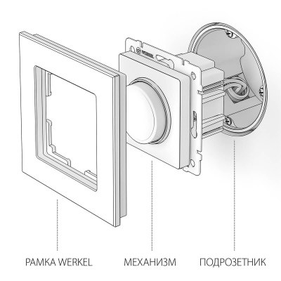 Диммер Werkel черный матовый W1142008 4690389156779