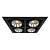 Встраиваемый светильник Arte Lamp Cardani A5935PL-4BK