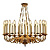 Подвесная люстра iLamp Louvre MD8551-30 GD