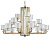 Подвесная люстра Newport 4412+6+3/C Gold М0062635