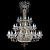Подвесная люстра Artglass Proserpina 48 Brass Antique CE - 8003