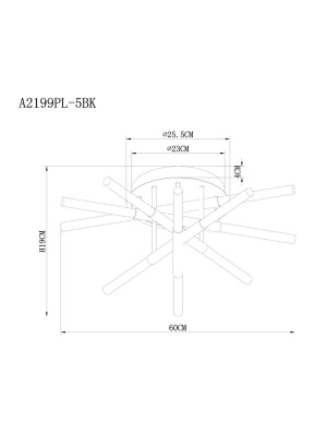 Потолочная люстра Arte Lamp FERNANDO