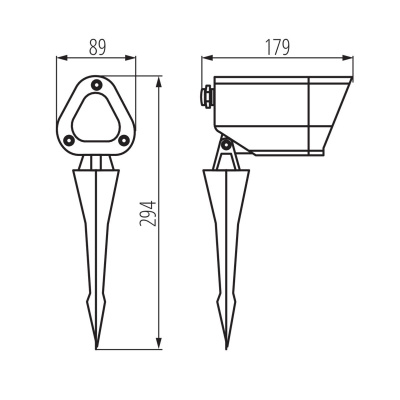 Грунтовый светильник Kanlux VORA SP 20 GR 36565