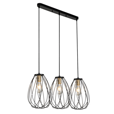 Escada 10180/3S E27*60W Black/Brass