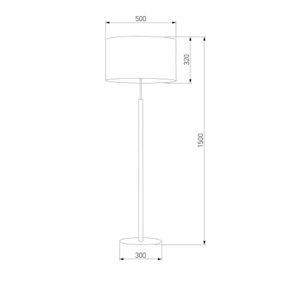 Торшер TK Lighting 5216 Deva White