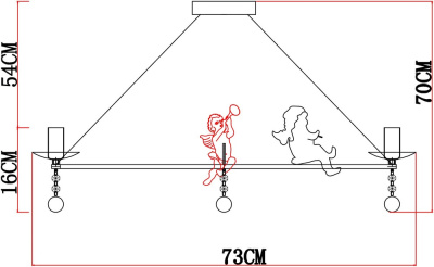 Подвесная люстра Arte Lamp AMUR