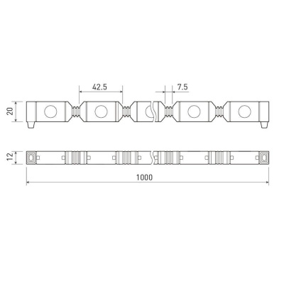 Прожектор светодиодный Arlight 18W 6000K AR-FLB-Flex-1000-18W-220V White 30deg 022591
