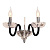 Бра Lumien Hall Дайом 2023/2W-BKCR