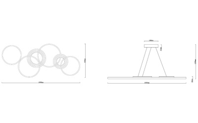 Подвесная люстра Arte Lamp STARDUST