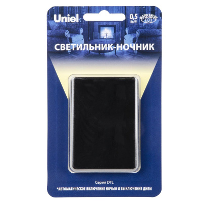 Светильник-ночник Uniel DTL-320 Прямоугольник/Black/Sensor UL-00007222