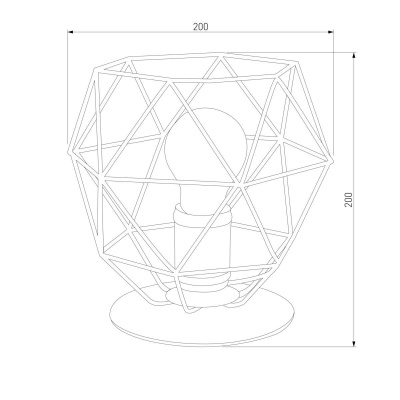 Настольная лампа TK Lighting 3061 Galaxy