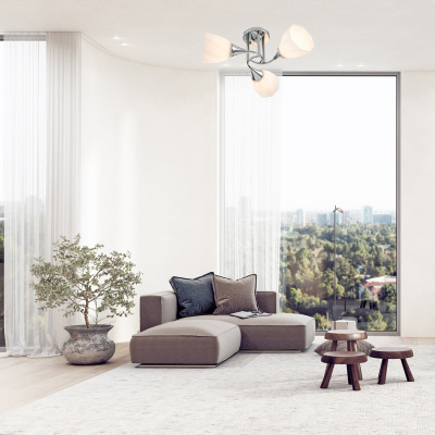 Escada 664/3P E27*40W Chrome
