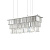 Подвесная люстра Ideal Lux Martinez SP6 Cromo 166322
