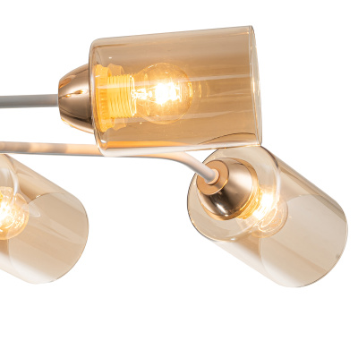 Escada 1131/6P E27*60W White/Gold