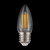 Лампа светодиодная филаментная диммируемая Voltega E27 4W 3000K прозрачная 8463