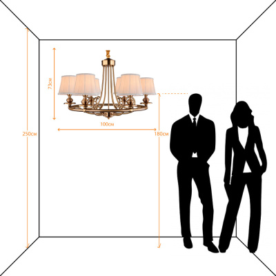 Люстра Arte Lamp EMPIRE