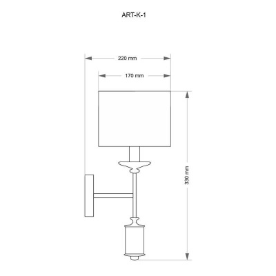 Бра Kutek Mood Artu ART-K-1 (N)