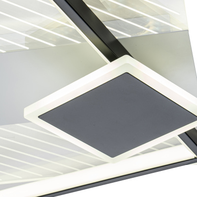 Escada 10226/3 SQUARE LED*75W Black/White