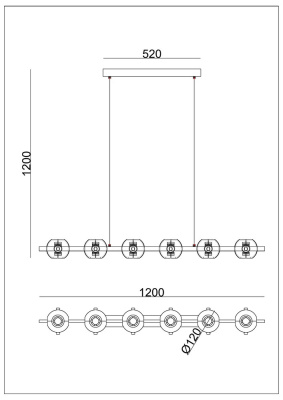 Подвесная люстра Arte lamp MARKAB