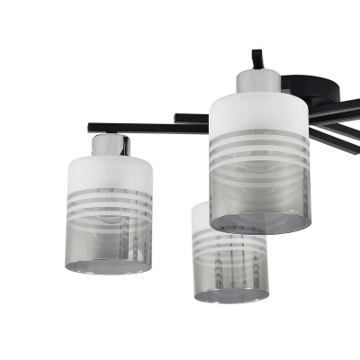 Escada 1132/5P E27*60W Black/Chrome
