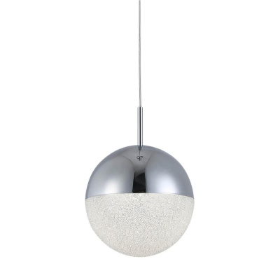 Подвесной светодиодный светильник Crystal Lux Pio SP1 D150 Chrome