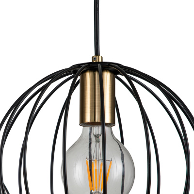 Escada 10176/3S E27*60W Black/Brass