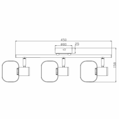 Спот Rivoli Dorkas 7026-703 Б0047098