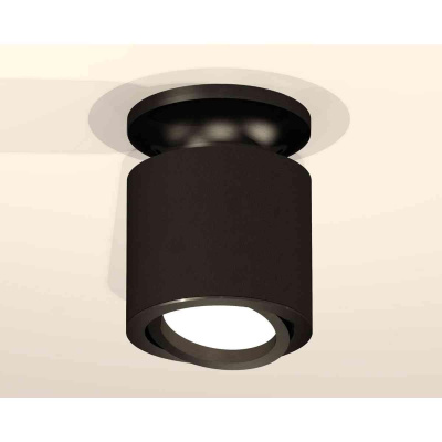 Комплект накладного светильника Ambrella light Techno Spot XS7402060 SBK/PBK черный песок/черный полированный (N7926, C7402, N7002)