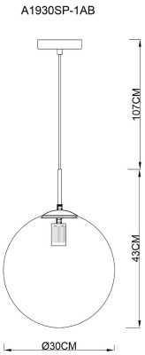 Подвесной светильник Arte Lamp VOLARE