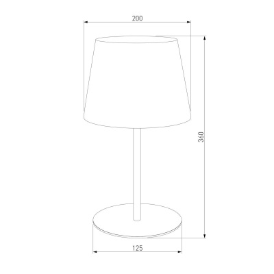 Настольная лампа TK Lighting 2934 Maja