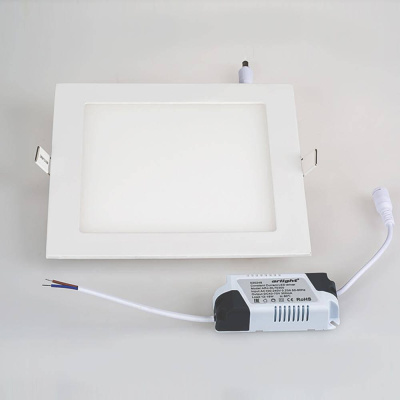 Встраиваемый светодиодный светильник Arlight DL-192x192M-18W White 021917