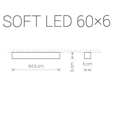 Потолочный светодиодный светильник Nowodvorski Soft Led 9537