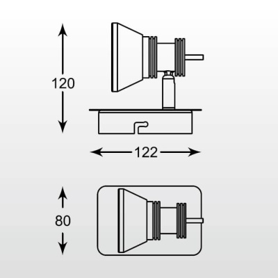 Светодиодный спот Zumaline Moli CK170205-1