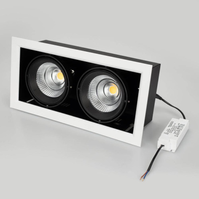 Встраиваемый светодиодный светильник Arlight CL-Kardan-S375x190-2x25W Day4000 027927