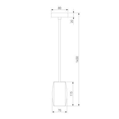 Подвесной светодиодный светильник Eurosvet Bonaldo 50246/1 Led белый