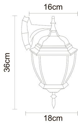 Уличный настенный светильник Arte Lamp PEGASUS