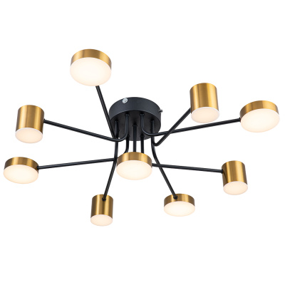 Escada 10235/9 LED*110W Black/Brass