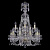 Подвесная люстра Bohemia Ivele 1406/10+5/195/XL-80/2d G