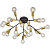 Потолочная светодиодная люстра ST Luce Foglione SL437.402.20