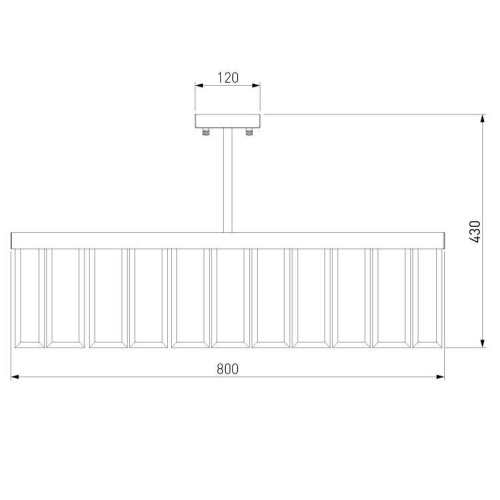 Потолочная люстра Bogates Eclipse 357/8 Smart