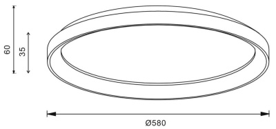 Потолочный светодиодный светильник Deko-Light Merope 348190